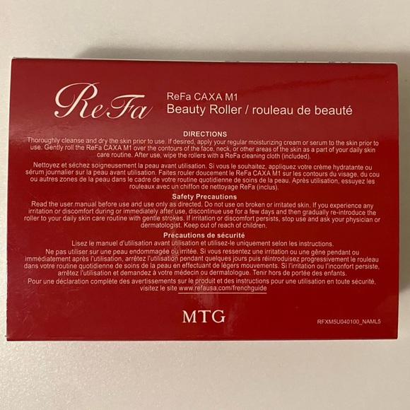 ReFa CAXA M1 Facial Sculpting Tool — Red — NEW IN BOX — SOLD OUT - Picture 6 of 12